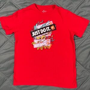 Nike Red Kids Short Sleeve Tee